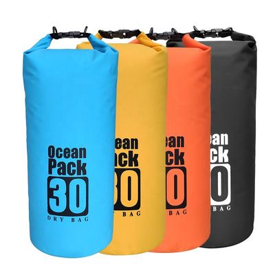 5L 10L 15L ক্ষমতা সহ আউটডোর 500D PVC জলরোধী শুকনো ব্যাগ